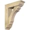 Ekena Millwork Olympic Traditional Rough Sawn Bracket w/ Offset Brace, Douglas Fir, 6"W x 20"D x 24"H BKT0604X20X24OLY01RDF - alternate 1